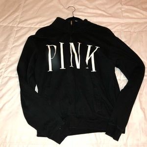 PINK half zip pullover